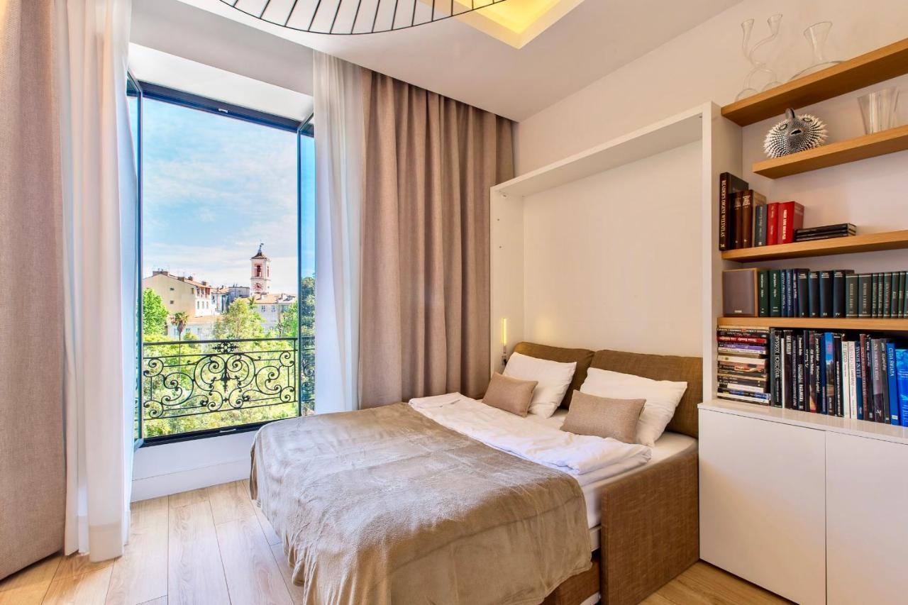 Grand H -F2, Face Vieux- Nice, Terrasse, Ascenseur, Climatisation, Terrace - Nice City Center Exterior foto