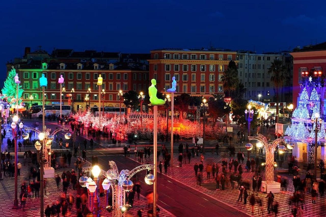 Grand H -F2, Face Vieux- Nice, Terrasse, Ascenseur, Climatisation, Terrace - Nice City Center Exterior foto